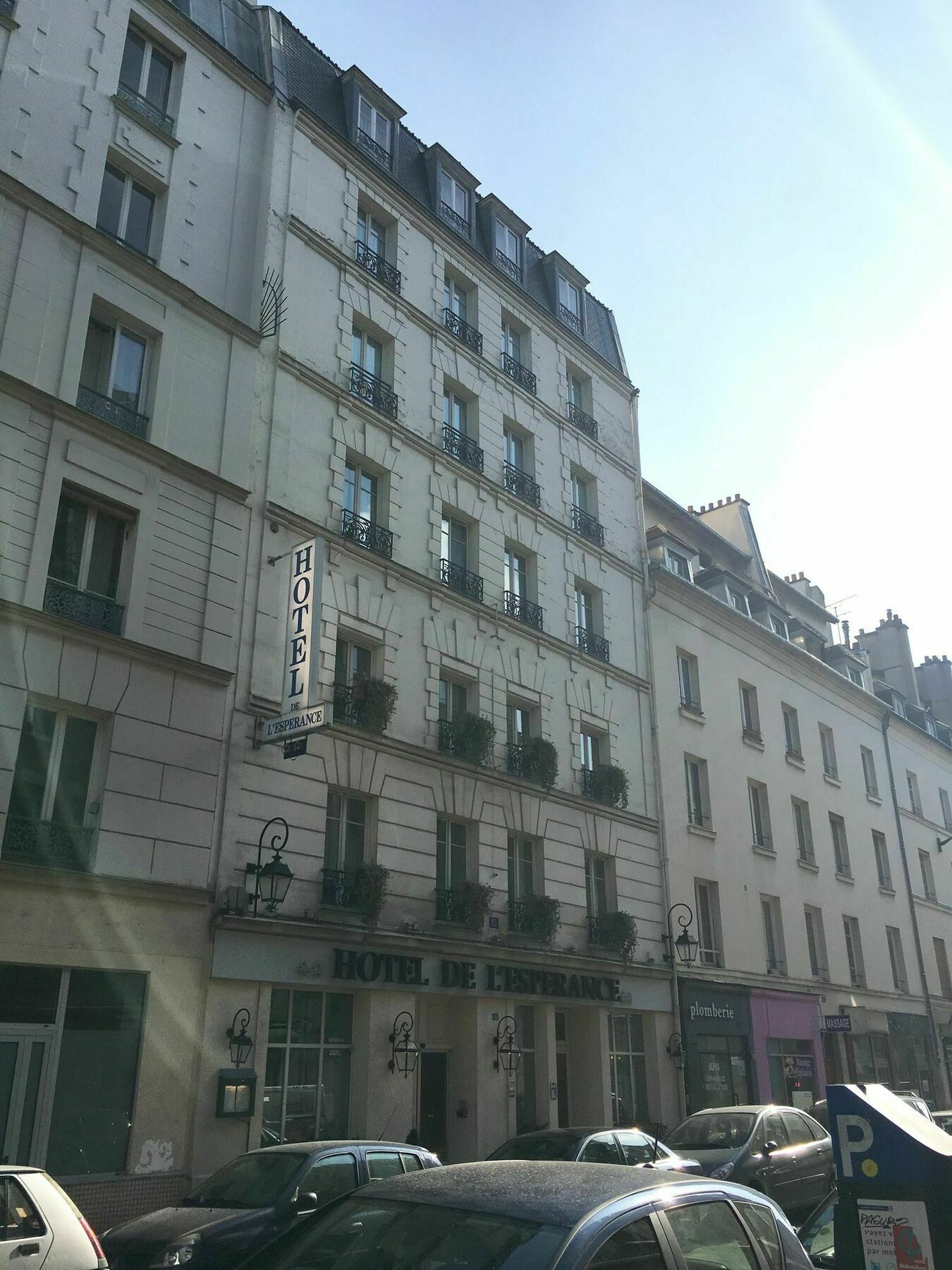โรงแรมเดอ เลสเปอร็องซ์ ปารีส ภายนอก รูปภาพ